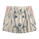 Princess Poodle Print Mesh Shorts