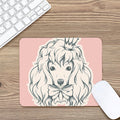Princess Poodle Print Mouse Pad