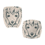 Princess Poodle Print Office Chair Cover