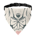 Princess Poodle Print Over The Collar Dog Bandana