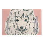Princess Poodle Print Placemat
