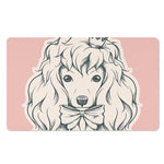 Princess Poodle Print Polyester Doormat
