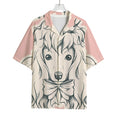 Princess Poodle Print Rayon Hawaiian Shirt