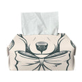 Princess Poodle Print Rectangle Tissue Box Cover