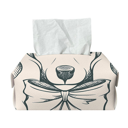 Princess Poodle Print Rectangle Tissue Box Cover
