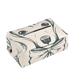 Princess Poodle Print Rectangle Tissue Box Cover