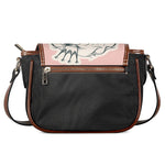 Princess Poodle Print Saddle Bag