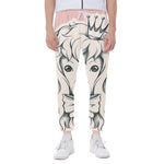 Princess Poodle Print Scuba Joggers