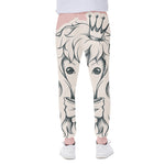 Princess Poodle Print Scuba Joggers