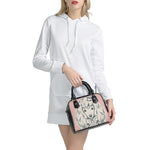 Princess Poodle Print Shoulder Handbag