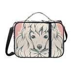 Princess Poodle Print Shoulder Strap Bible Bag