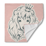 Princess Poodle Print Silk Bandana