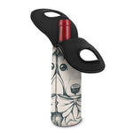Princess Poodle Print Single Neoprene Wine Tote