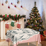 Princess Poodle Print Tablecloth