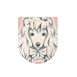Princess Poodle Print Toilet Lid Cover