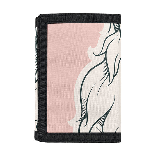 Princess Poodle Print Trifold Wallet