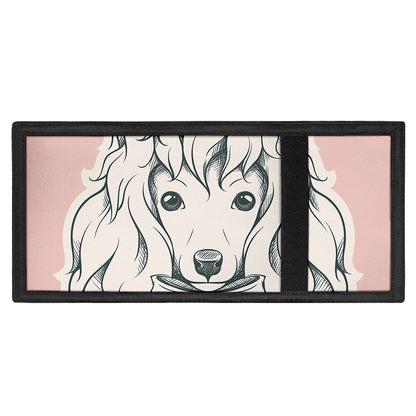 Princess Poodle Print Trifold Wallet