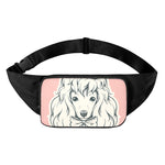 Princess Poodle Print Waist Bag