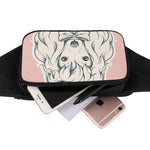 Princess Poodle Print Waist Bag