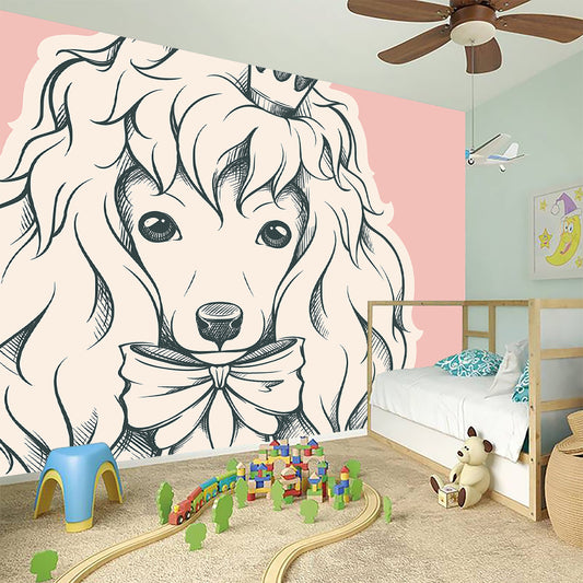 Princess Poodle Print Wall Sticker