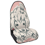 Princess Poodle Print Waterproof Car Seat Cover