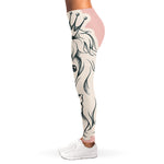 Princess Poodle Print Women's Leggings