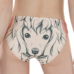 Princess Poodle Print Women's Panties