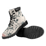 Princess Poodle Print Work Boots