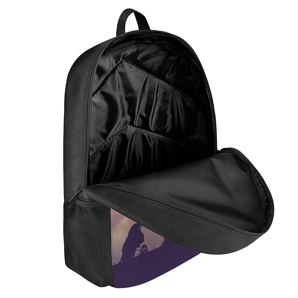 Pro Golf Swing Print 17 Inch Backpack