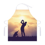 Pro Golf Swing Print Adjustable Apron