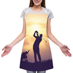 Pro Golf Swing Print Adjustable Apron