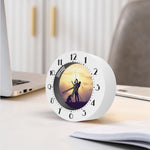 Pro Golf Swing Print Alarm Clock
