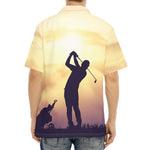 Pro Golf Swing Print Aloha Shirt
