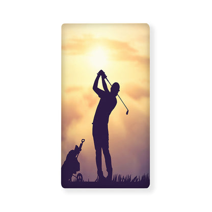 Pro Golf Swing Print Baby Crib Sheet