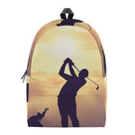 Pro Golf Swing Print Backpack