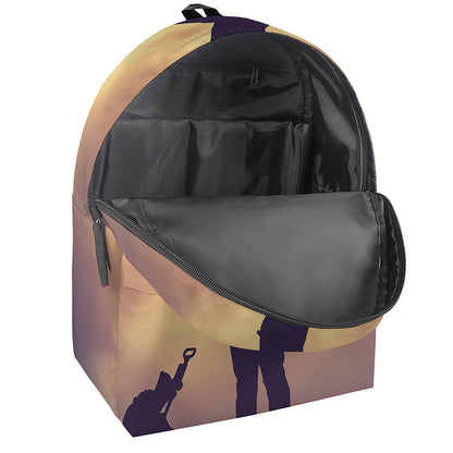 Pro Golf Swing Print Backpack