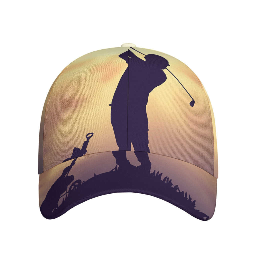 Pro Golf Swing Print Baseball Cap