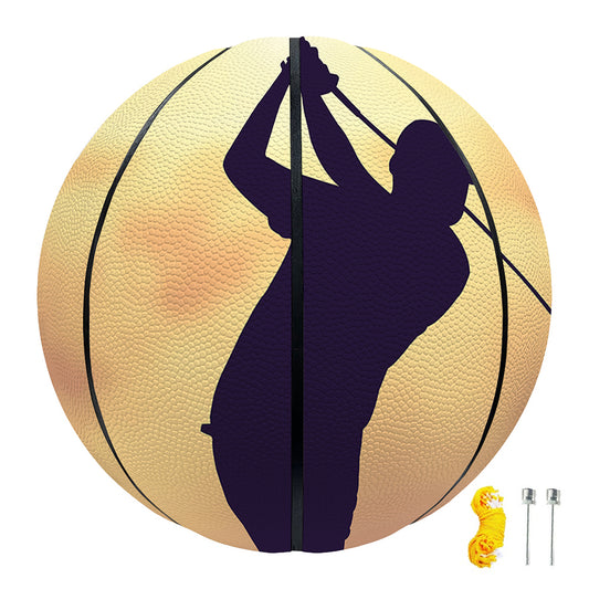 Pro Golf Swing Print Basketball