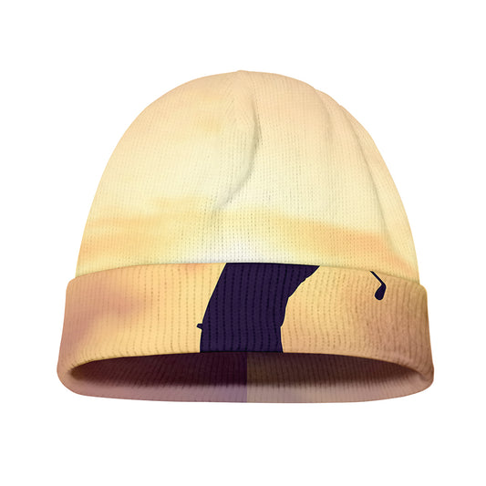 Pro Golf Swing Print Beanie