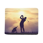 Pro Golf Swing Print Bifold Wallet