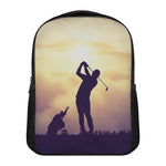 Pro Golf Swing Print Casual Backpack