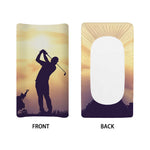 Pro Golf Swing Print Changing Pad Cover