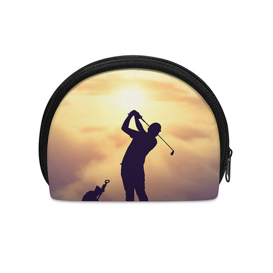 Pro Golf Swing Print Coin Purse