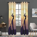 Pro Golf Swing Print Curtain