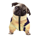 Pro Golf Swing Print Dog Zip Up Jacket