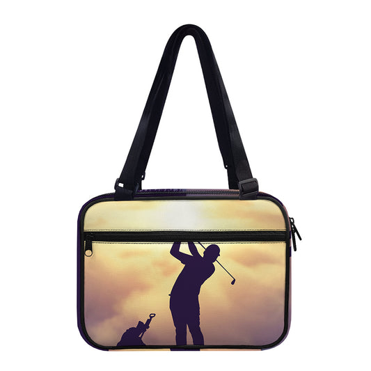 Pro Golf Swing Print Double Strap Bible Bag