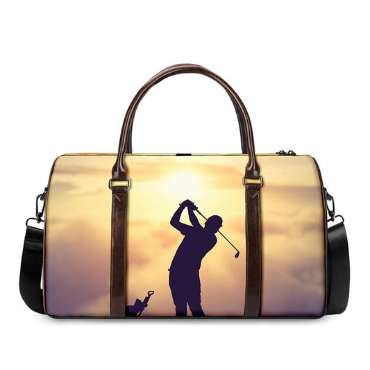 Pro Golf Swing Print Duffle Bag