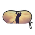 Pro Golf Swing Print Glasses Case