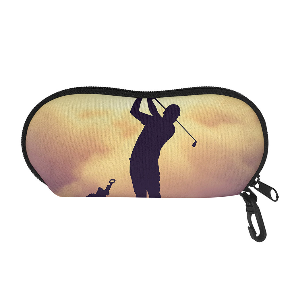 Pro Golf Swing Print Glasses Case