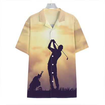 Pro Golf Swing Print Hawaiian Shirt
